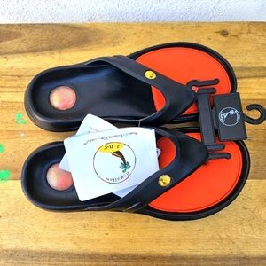 Hawaiian Jellys Ultra Comfort Kilaùca Volcano Unisex  Sandals Men 8